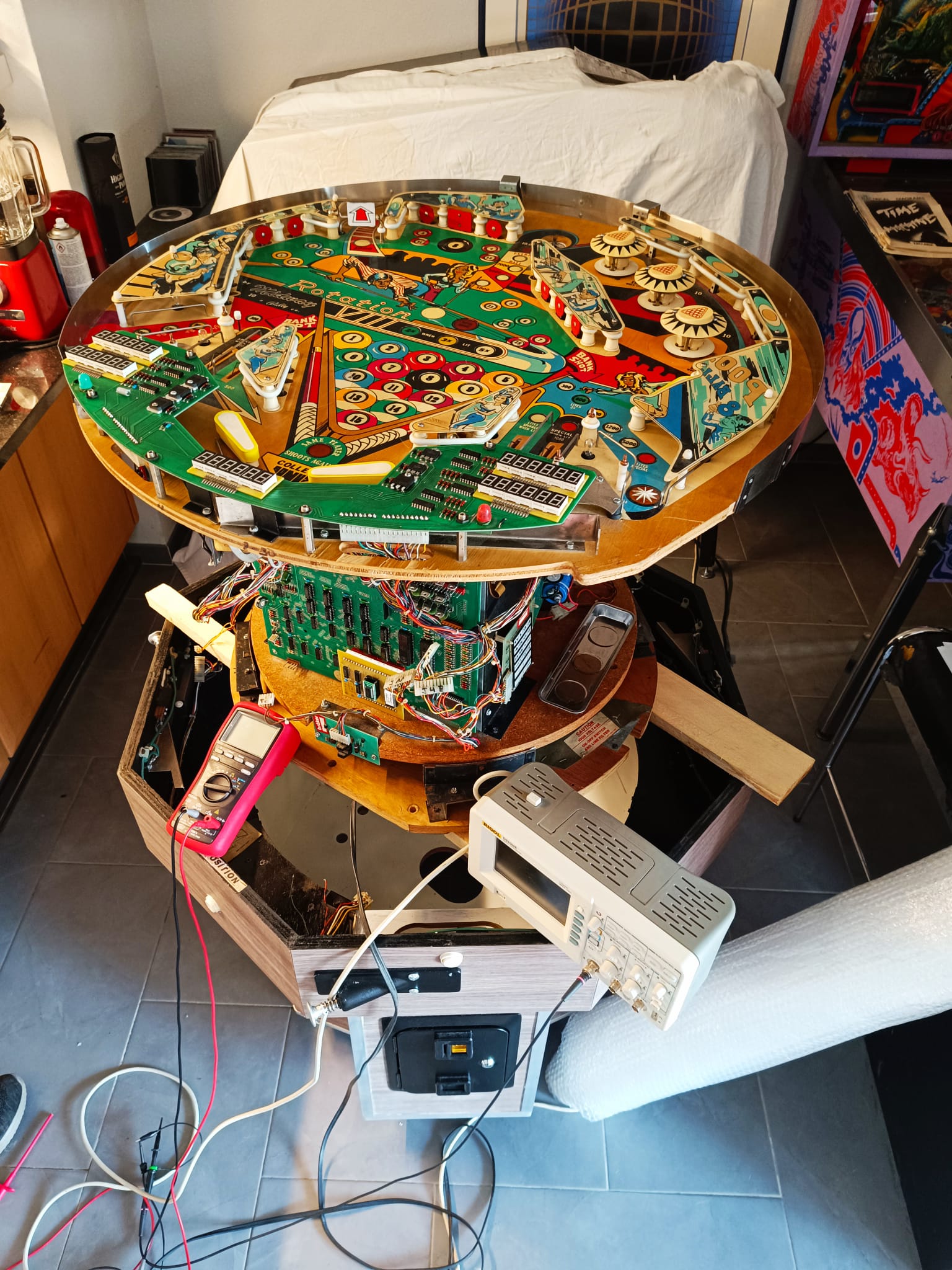 Rotation VIII restoration project - Swiss Pinball